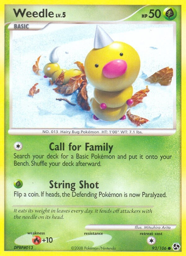 Image for Weedle (93/106) (Great Encounters) - Pokemon