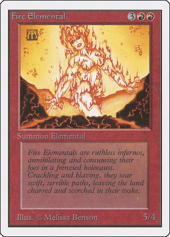 Fire Elemental [2ED] - MTG Single