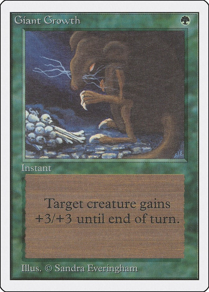 Giant Growth [2ED] - MTG Single