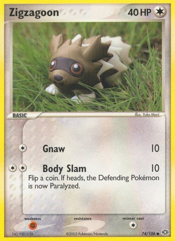 Image for Zigzagoon (74/106) (Emerald) - Pokemon