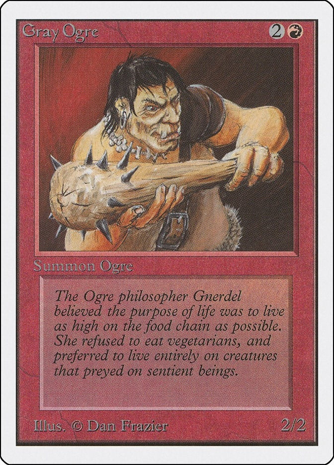 Gray Ogre [2ED] - MTG Single