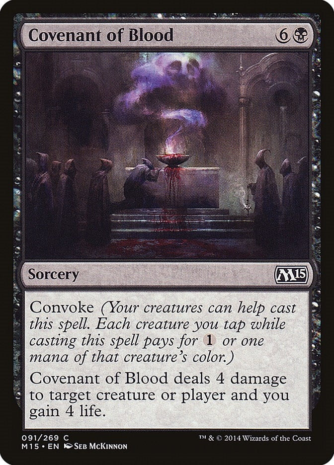 Covenant of Blood (91) [M15] - MTG Single
