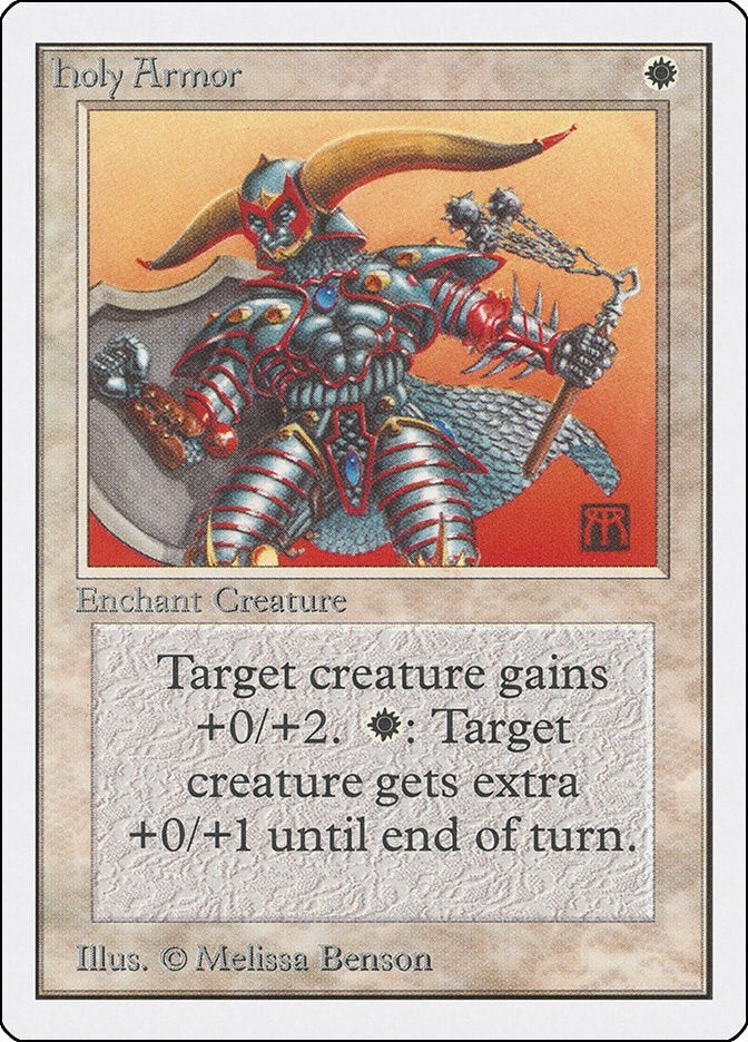 Holy Armor [2ED] - MTG Single