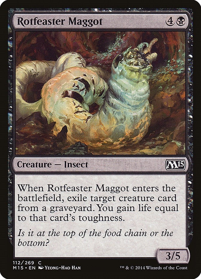 Rotfeaster Maggot (112) [M15] - MTG Single