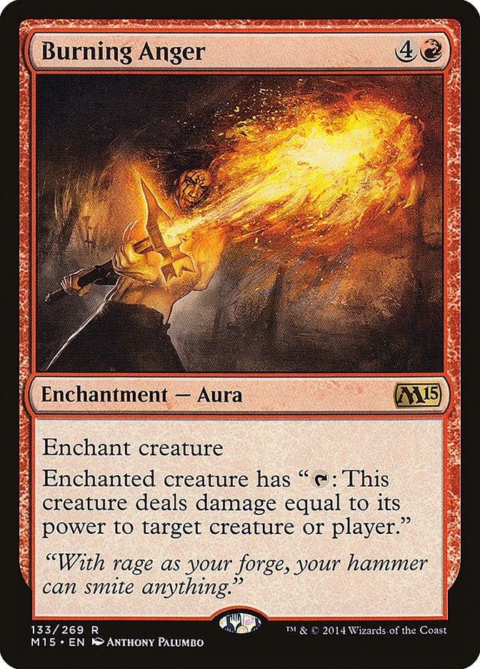 Burning Anger (133) [M15] - MTG Single