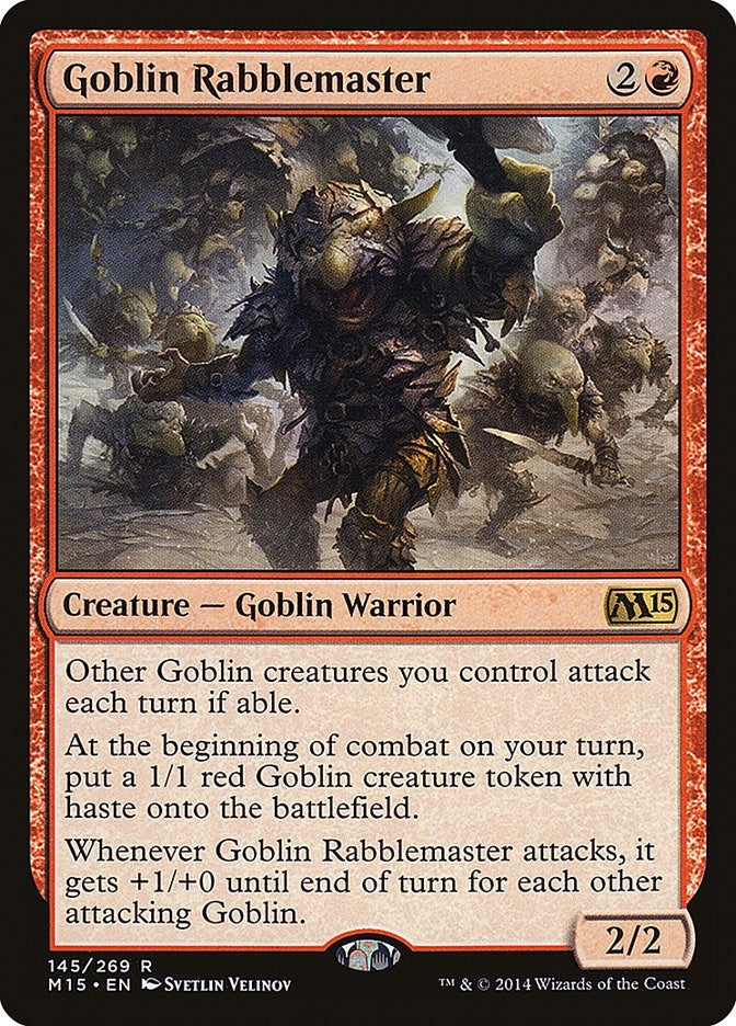 Goblin Rabblemaster (145) [M15] - MTG Single