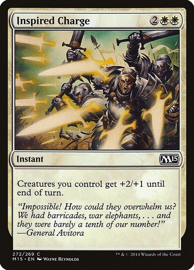 Inspired Charge (272) [M15] - MTG Single