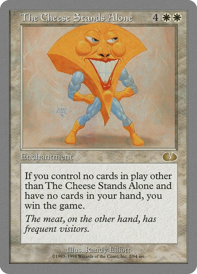 The Cheese Stands Alone (2) [UGL] - MTG Single