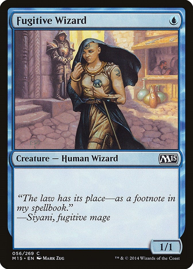 Fugitive Wizard (56) [M15] - MTG Single