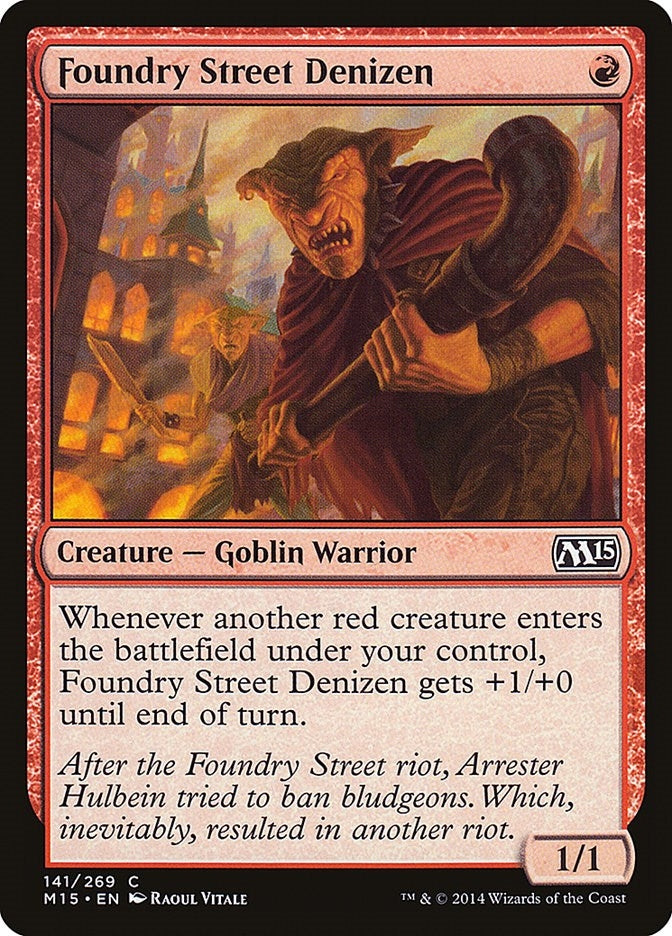 Foundry Street Denizen (141) [M15] - MTG Single