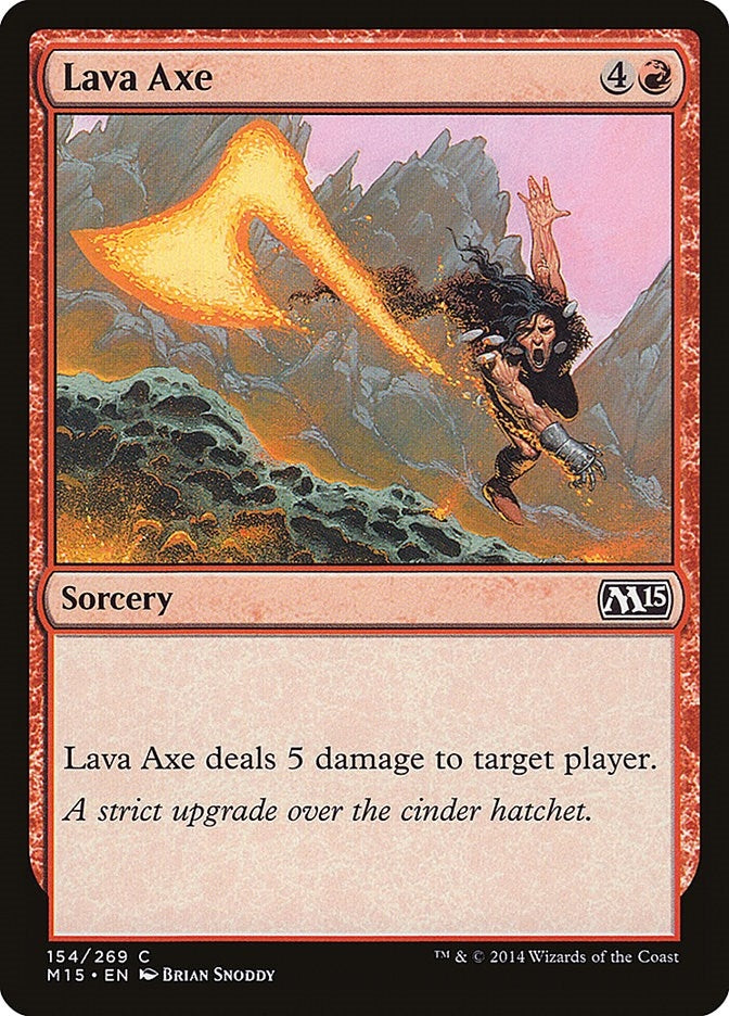 Lava Axe (154) [M15] - MTG Single