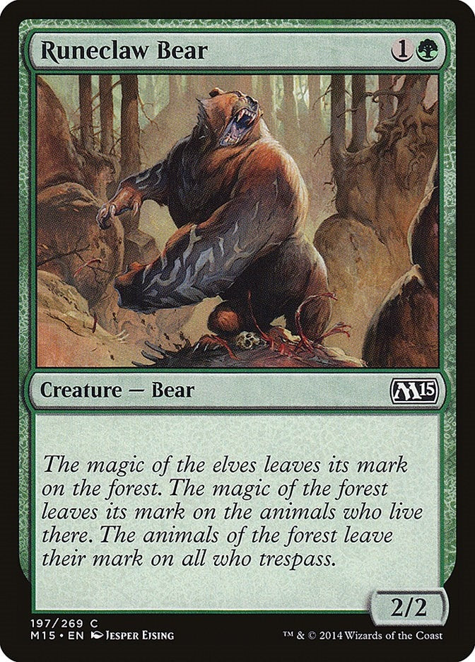 Runeclaw Bear (197) [M15] - MTG Single