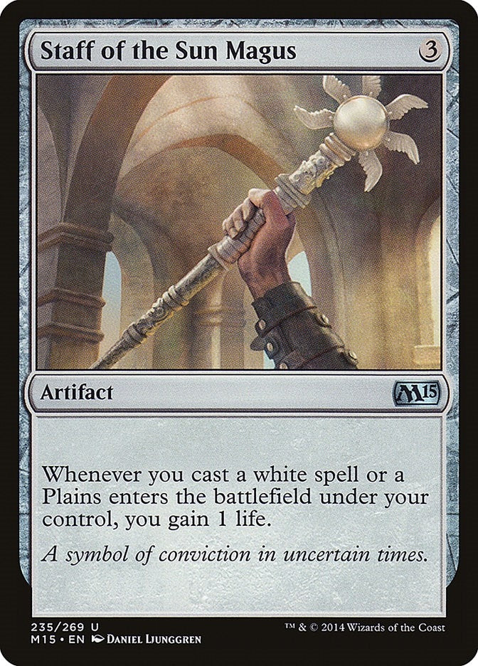 Staff of the Sun Magus (235) [M15] - MTG Single