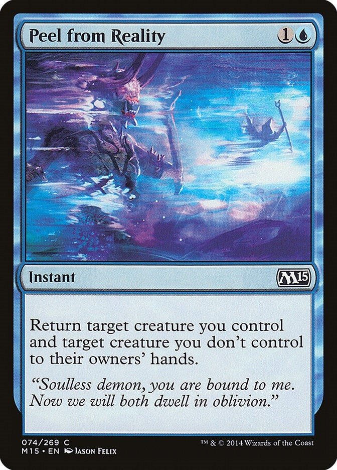 Peel from Reality (74) [M15] - MTG Single
