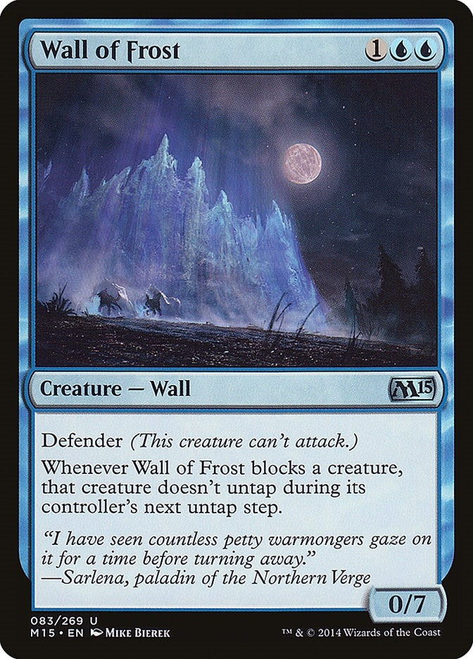 Wall of Frost (83) [M15] - MTG Single