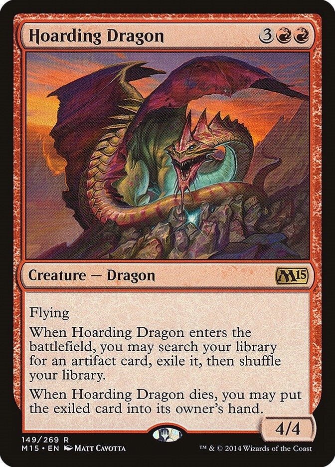 Hoarding Dragon (149) [M15] - MTG Single