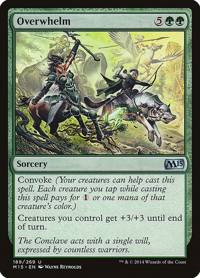 Overwhelm (189) [M15] - MTG Single