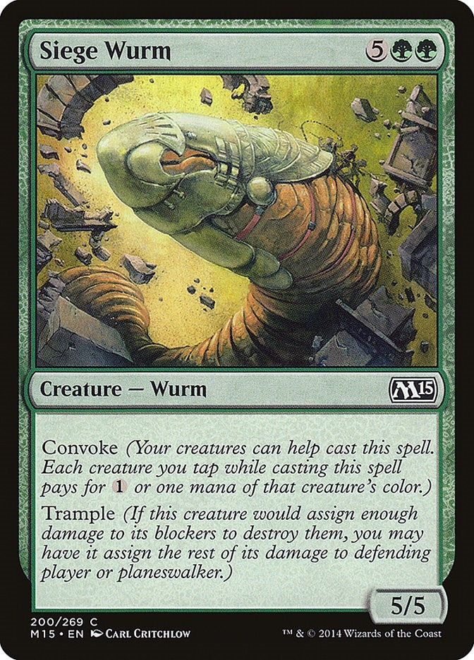 Siege Wurm (200) [M15] - MTG Single