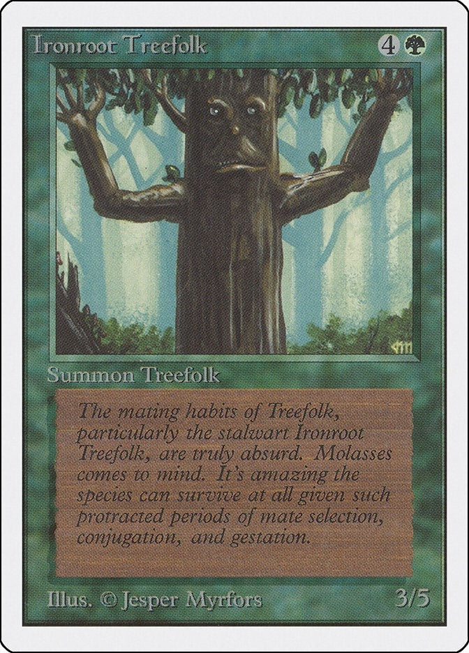 Ironroot Treefolk [2ED] - MTG Single