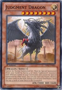 Judgment Dragon (4) (SDLI) - YuGiOh Single