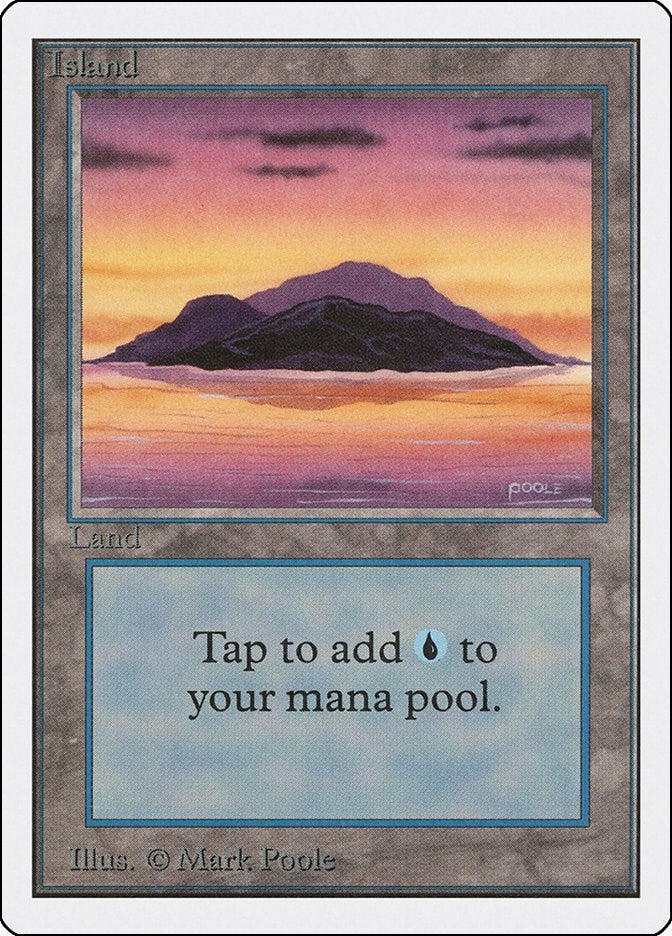 Island (A) [2ED] - MTG Single