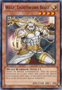 Wulf Lightsworn Beast (10) (SDLI) - YuGiOh Single