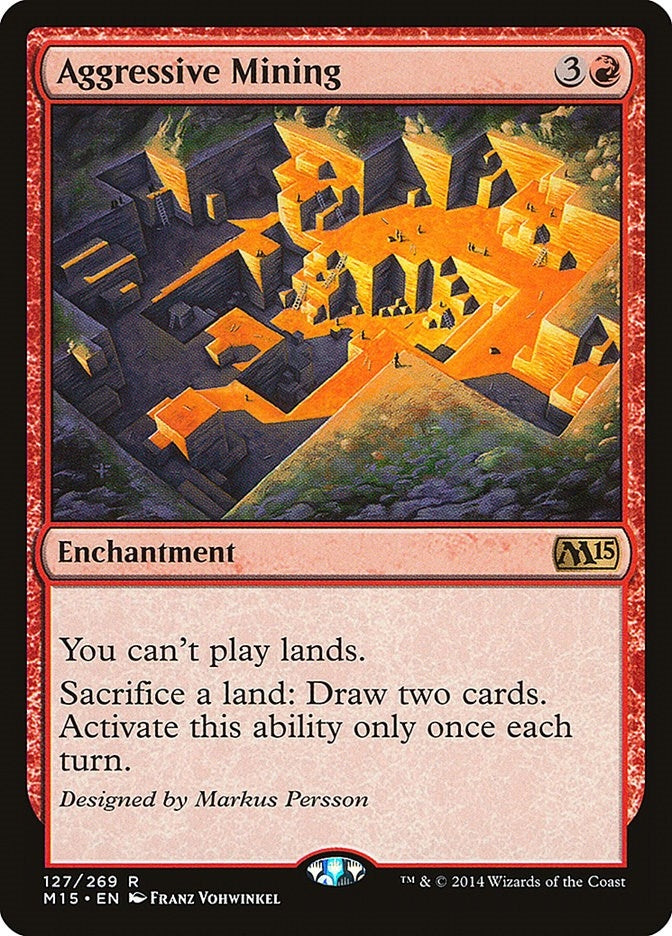 Aggressive Mining (127) [M15] - MTG Single