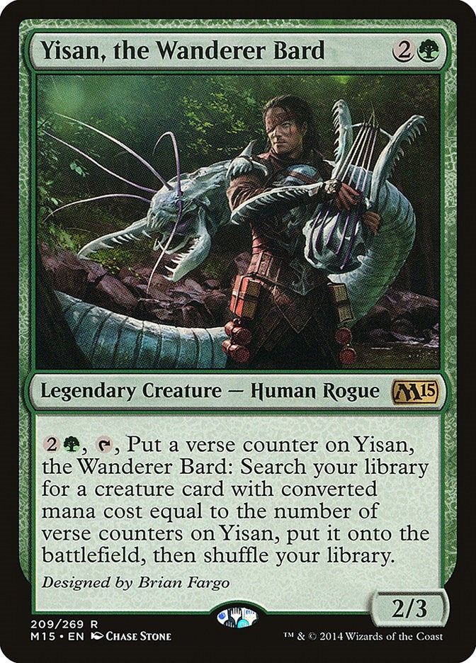 Yisan the Wanderer Bard (209) [M15] - MTG Single