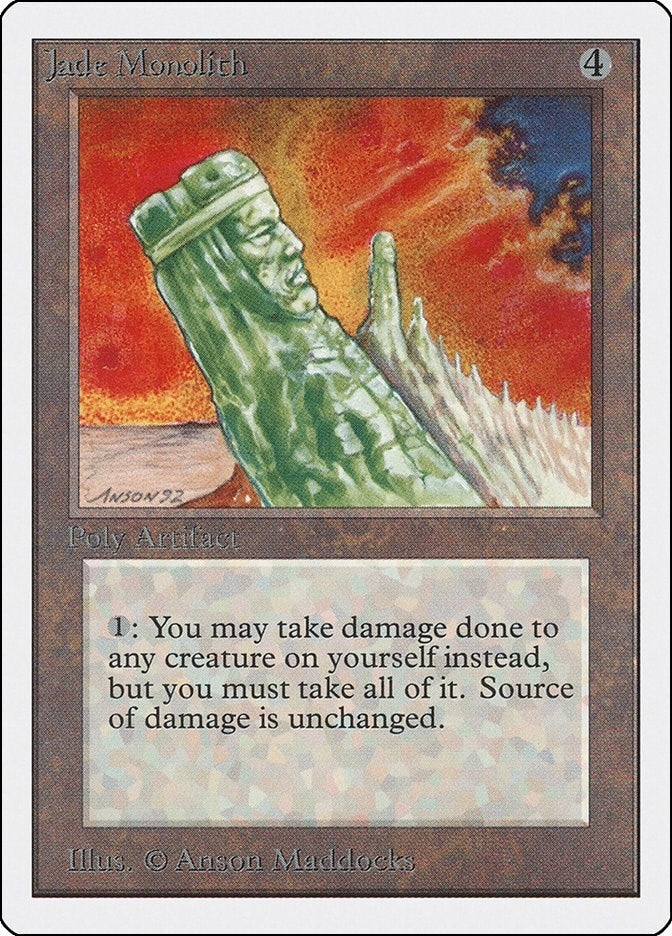Jade Monolith [2ED] - MTG Single