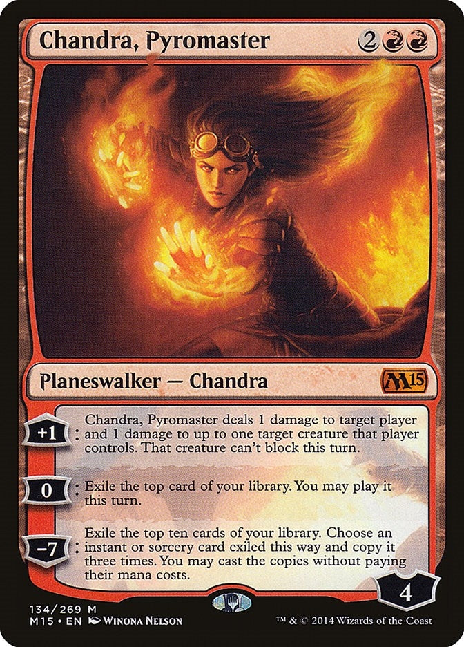 Chandra Pyromaster (134) [M15] - MTG Single