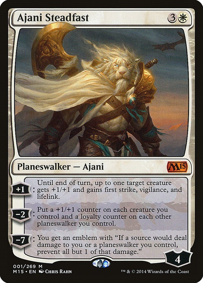 Ajani Steadfast (1) [M15] - MTG Single