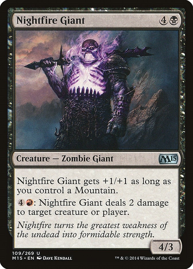 Nightfire Giant (109) [M15] - MTG Single