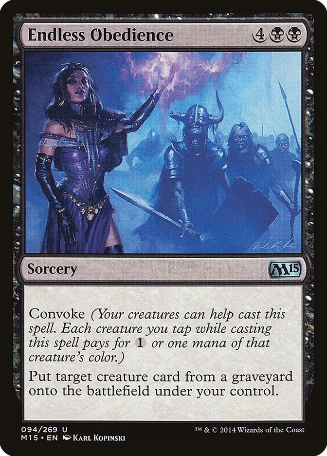 Endless Obedience (94) [M15] - MTG Single