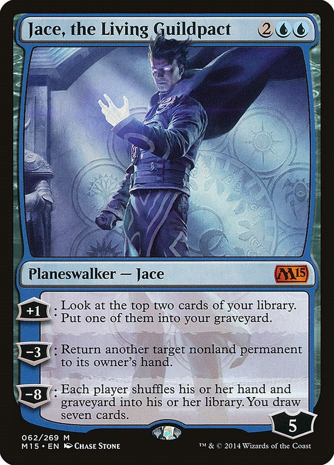 Jace the Living Guildpact (62) [M15] - MTG Single