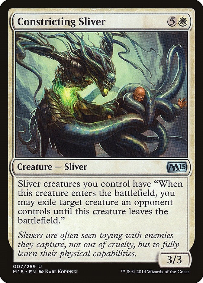 Constricting Sliver (7) [M15] - MTG Single