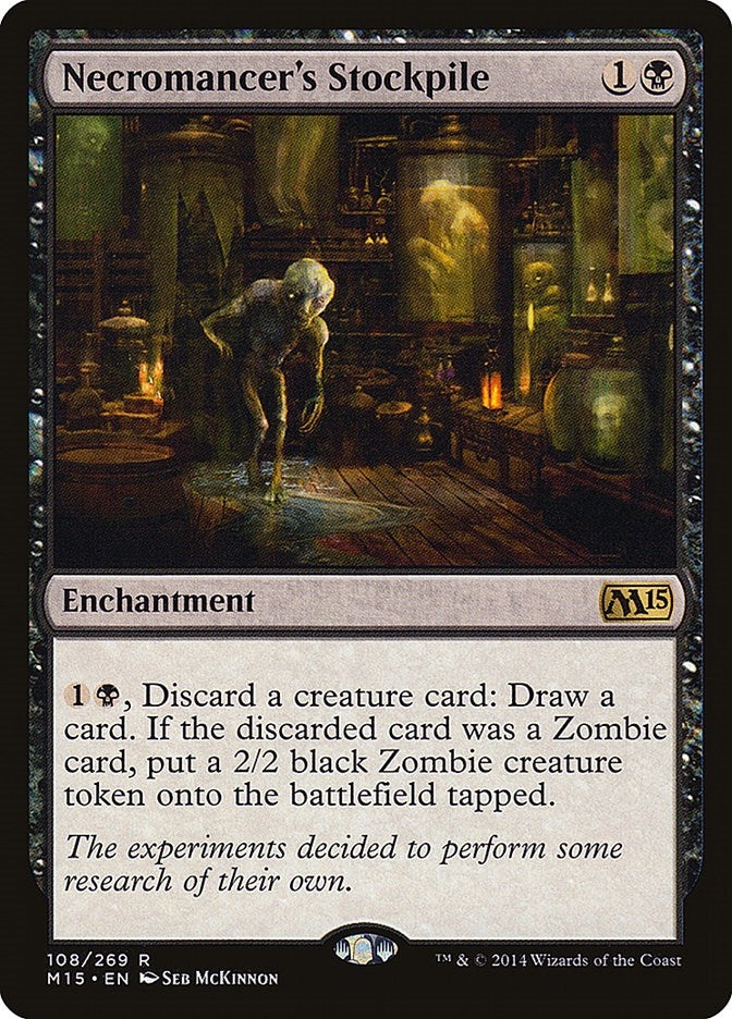 Necromancer’s Stockpile (108) [M15] - MTG Single