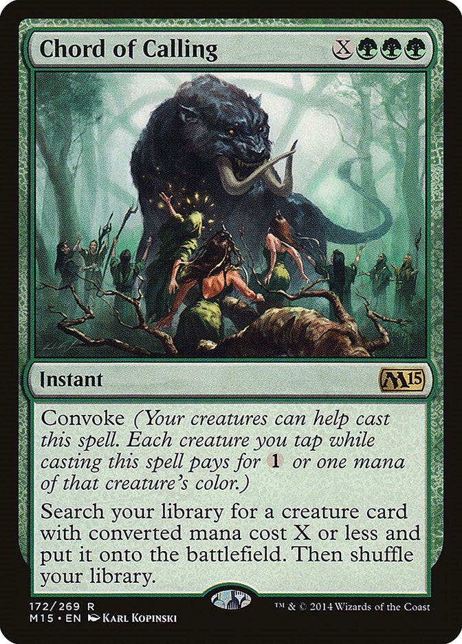 Chord of Calling (172) [M15] - MTG Single
