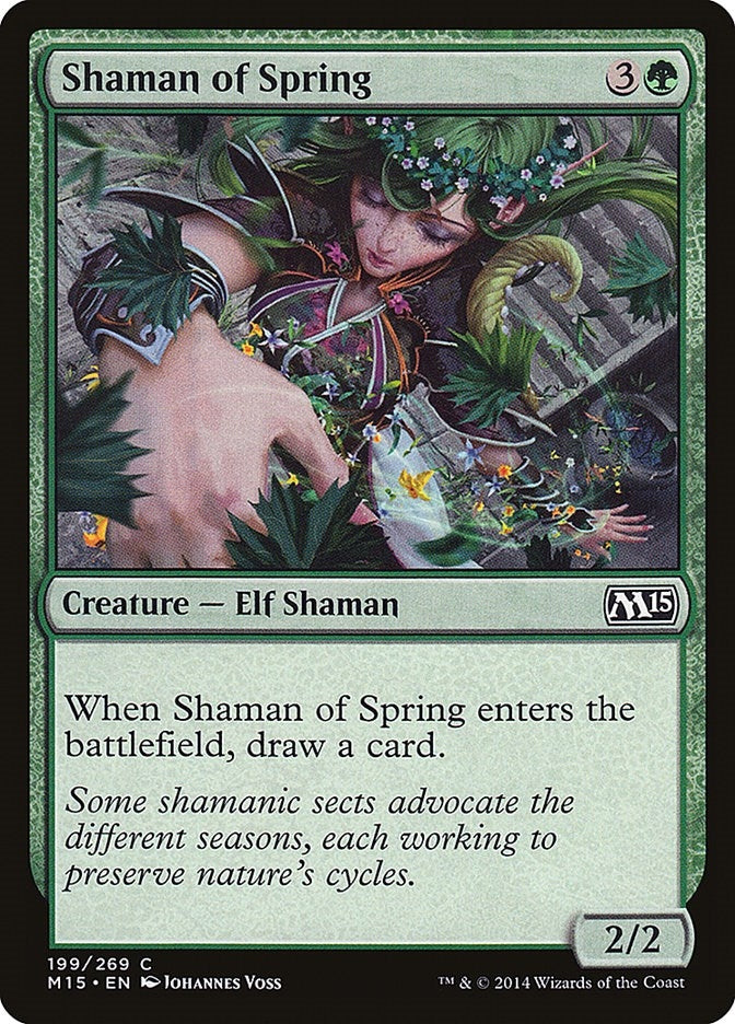 Shaman of Spring (199) [M15] - MTG Single