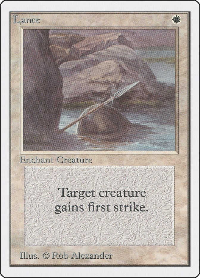 Lance [2ED] - MTG Single
