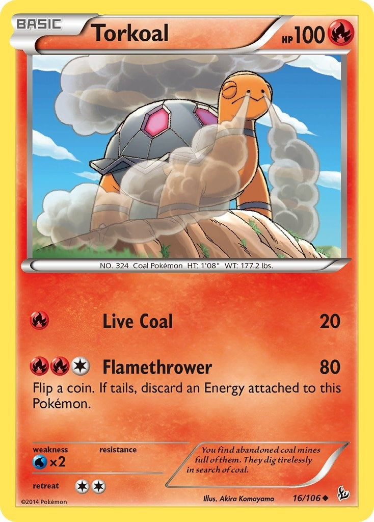 Image for Torkoal (16/106) (XY - Flashfire) - Pokemon