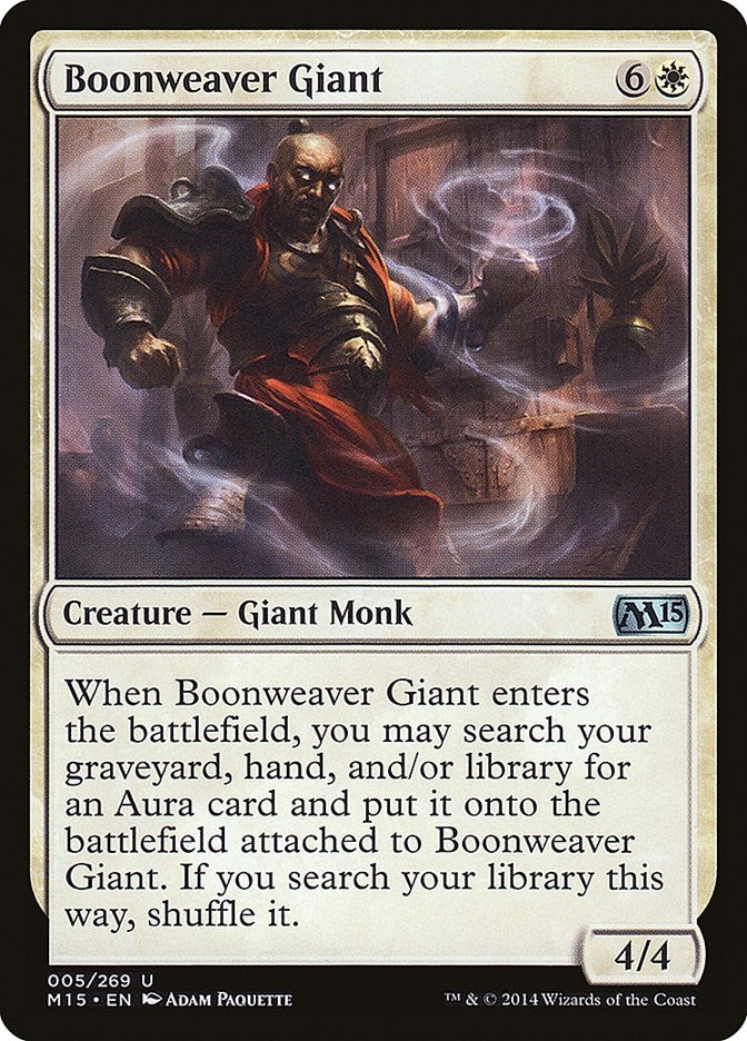 Boonweaver Giant (5) [M15] - MTG Single