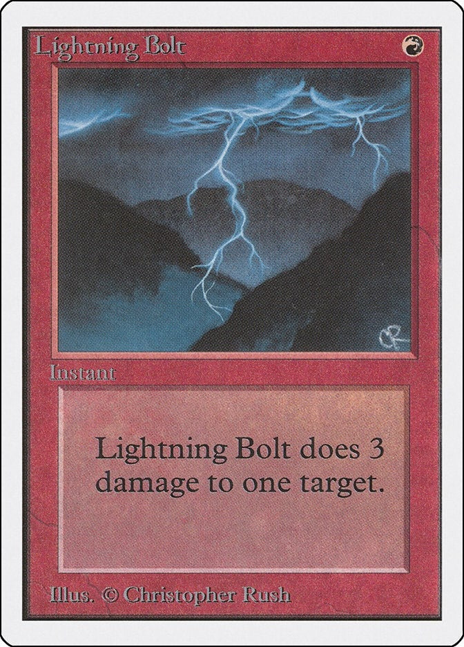 Lightning Bolt [2ED] - MTG Single