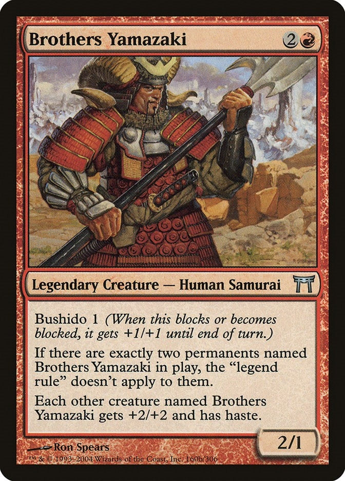 Brothers Yamazaki (160b Pike) (160) [CHK] - MTG Single
