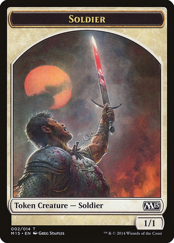 Soldier Token (0) [M15] - MTG Single