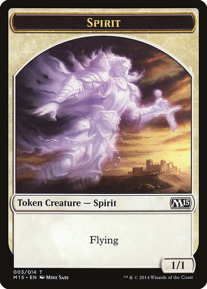 Spirit Token (0) [M15] - MTG Single