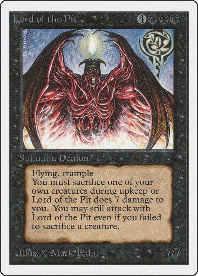 Lord of the Pit [2ED] - MTG Single