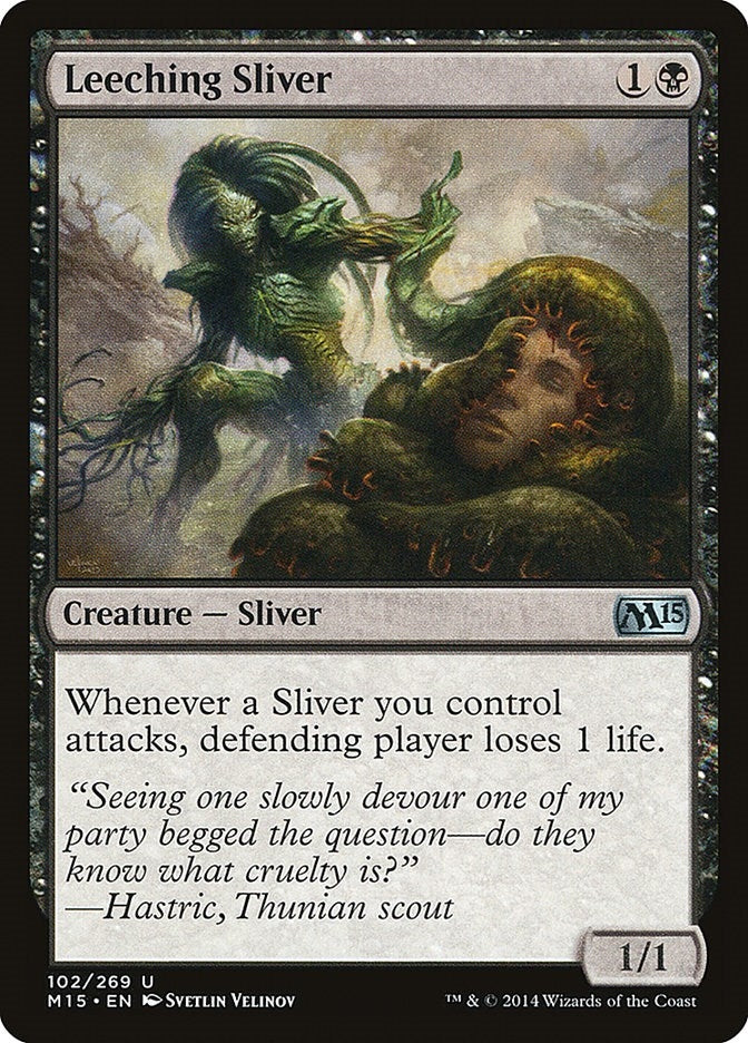 Leeching Sliver (102) [M15] - MTG Single