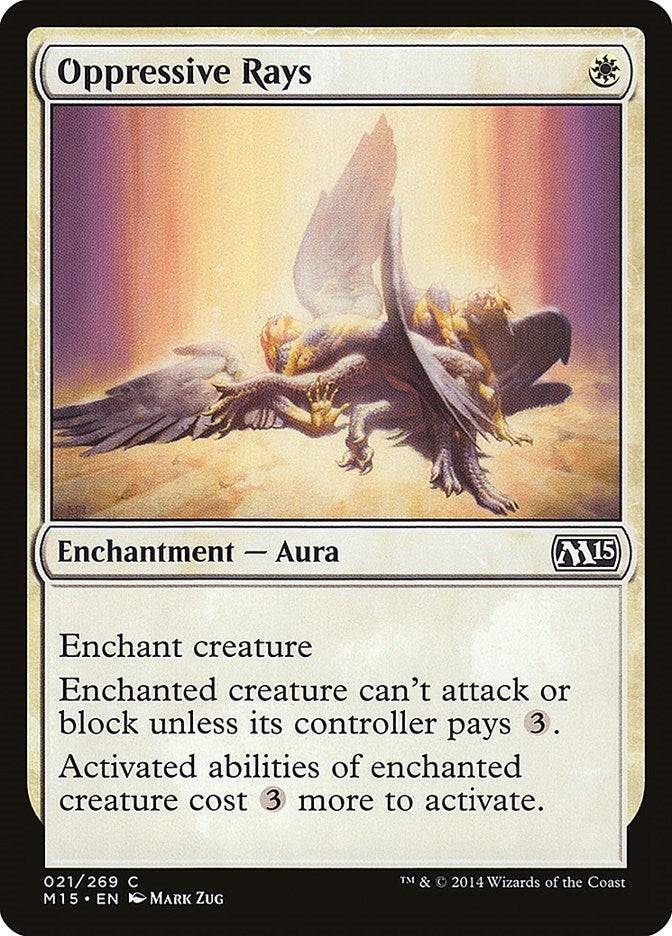 Oppressive Rays (21) [M15] - MTG Single