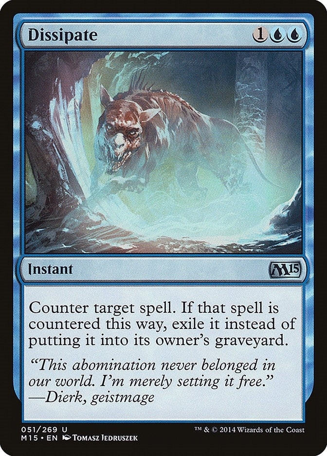 Dissipate (51) [M15] - MTG Single