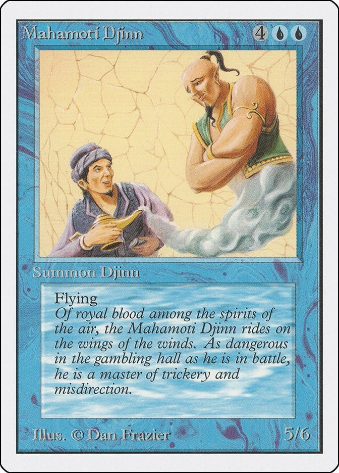 Mahamoti Djinn [2ED] - MTG Single